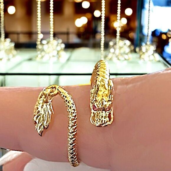 NIB Dragon's Tail Qiankun Lucky Ring, Red Eye Dragon Tail Wrap Ring, Adjustable - Picture 5 of 6